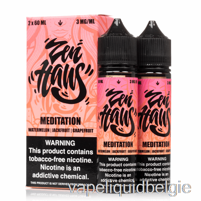 Vape Vloeibare Meditatie - Zen Haus - 120ml 6mg